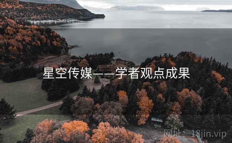 星空传媒——学者观点成果